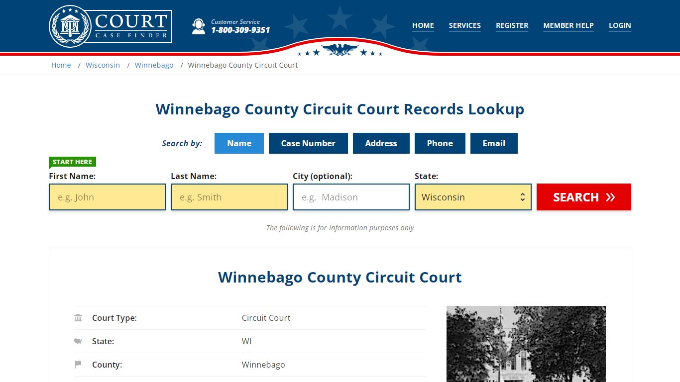 Winnebago County Circuit Court Records Lookup